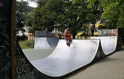Skate-Anlage im Volkspark - (C) Peter Hahn fotoblues
